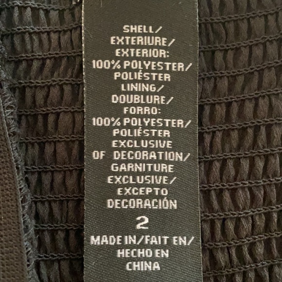 Black, chest fitted with sequences cocktail dress - Picture 5 of 5